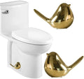 Ceramic Bird Toilet Bolt Covers Decorative Toilet Bolt Caps, Toilet Screw Cover by Unknown