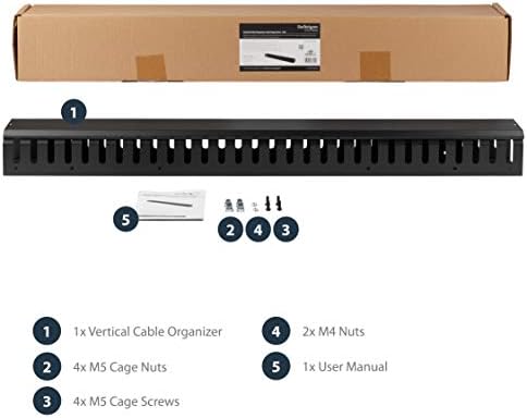 StarTech.com 3ft Vertical Cable Management Duct - Image 5