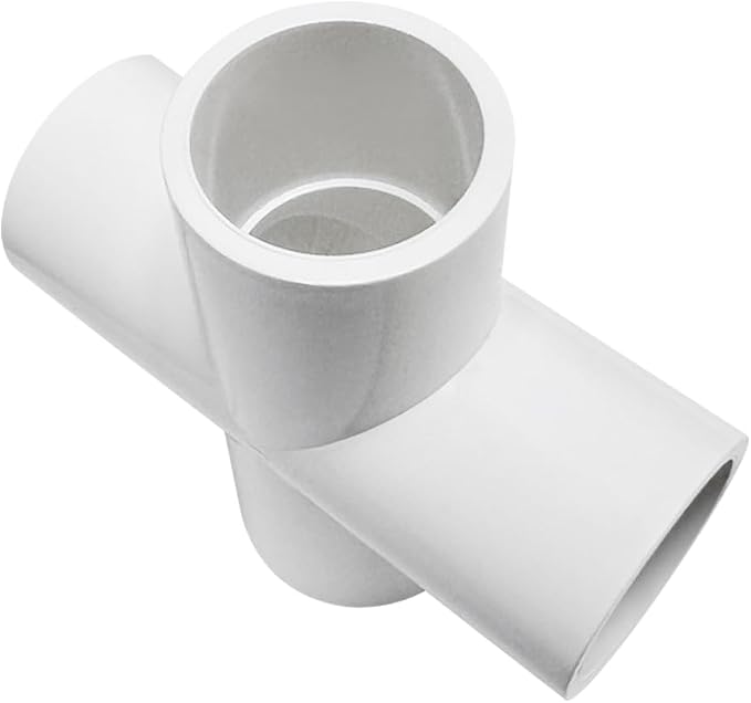 4 Way 3/4 SCH40 Flush Cross PVC Fitting Pipe Connector - Image 5
