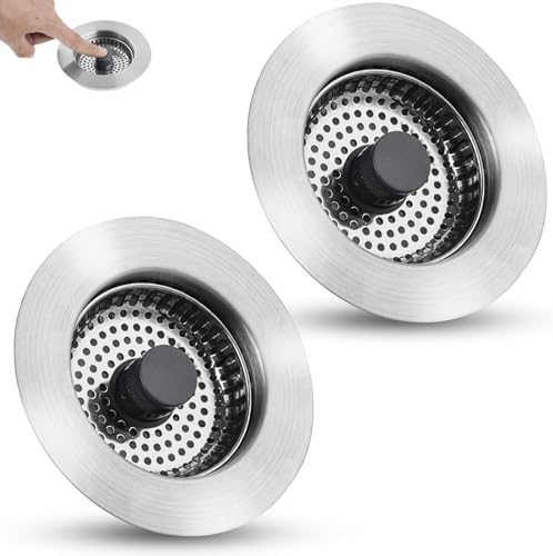 All Metal Sink Drain Strainer for Kitchen Sink by Greatcomfortathome