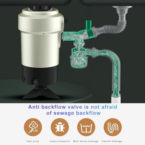 Garbage Disposal Drain Kit, Kitchen Sink P-Trap 1 1/2, Space Saving, Clog - Image 4
