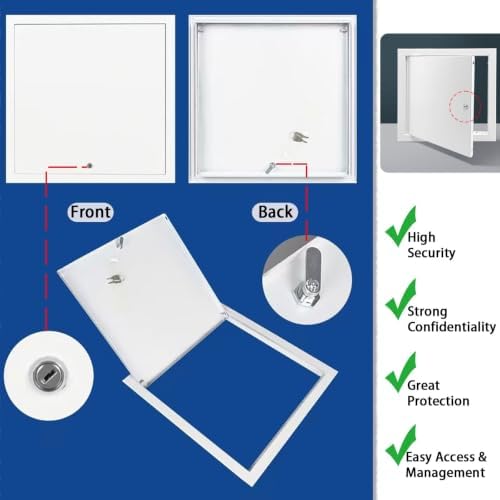 Gray Aluminum Access Door 13x14in Concealed Inspection Panel - Image 4