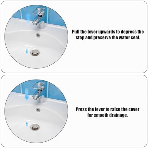 Bathroom Sink Pivot Ball Rod Center Piece Assembly - Image 4