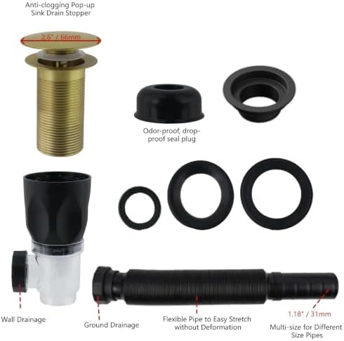 Bathroom Sink Drain Kit - Image 2