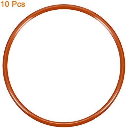 uxcell Silicone O-Ring, 55mm Outside Diameter, 50.2mm Inner Diameter, 2.4mm - Image 2