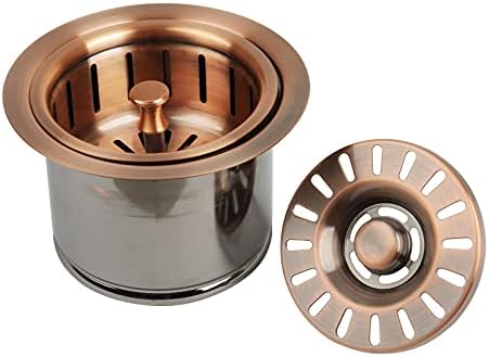 Akicon Kitchen Sink Copper Finish Garbage Disposal Flange Stopper, One Size - Image 2