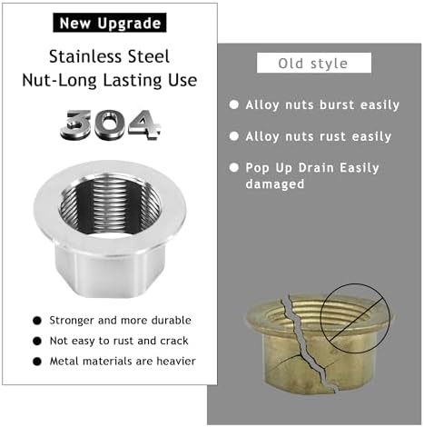 Bathroom Sink Drain, 5 Pack Drain Stopper - Image 4