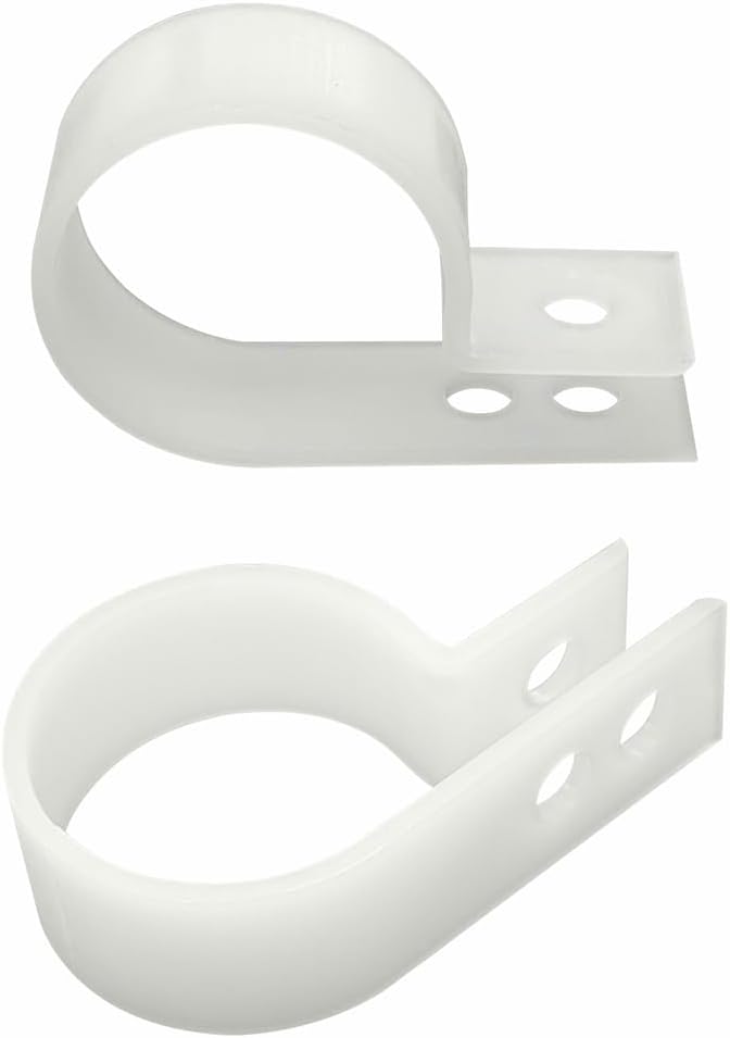 50Pcs 1 Inch R-Type Nylon Cable Clamps - Image 2