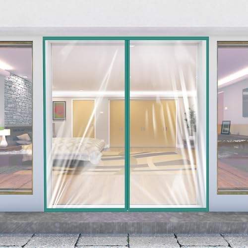 Amylove Zipper 72 x 80 Inch Dust Barrier Door Kit 6 x 6.7 ft Temporary Wall - Image 7
