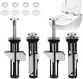 2026 New 4PCS Toilet Seat Bolts, Heavy Duty Toilet Seat Fastener Bolt Kit by Unknown