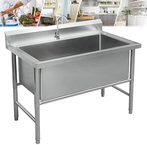 60" 1-Compartment Commercial Sink by SUIOKPO