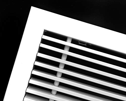 HVAC Premium 36"W X 8"H Linear Aluminum Clip-On Bar Return Air Grille - Image 2