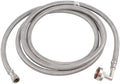 Eastman 8 foot Dishwasher Supply Line, 3/8 Inch Compression x 3/4 Inch FHT Elbow by Eastman
