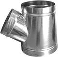 12" x 10" x 10" T-Wye HVAC Duct Fitting, 26 Gauge Galvanized Steel Round Duct by DuctOutlet