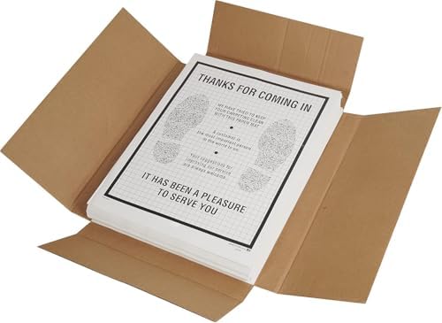 Poly-Back Floor Mats, 17 x 22 Inch Automotive Paper Floor Mats, 500 Pack - Image 5