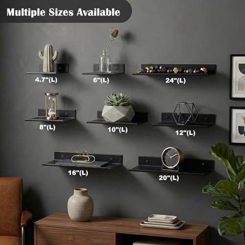 Z metnal Small Metal Shelves, Mini Floating Shelf - Image 6
