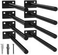 8-Pack 10 inch Floating Shelf Brackets, Hidden Shelf Bracket by FinestHomeDecor
