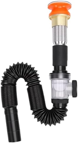 Bathroom Sink Drain Kit Flexible P Trap Drain Pipe by Kuuleyn