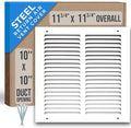 Fits 10x10 Duct Opening | Steel Return Air Grille by Handua | Vent Cover Grill by Handua