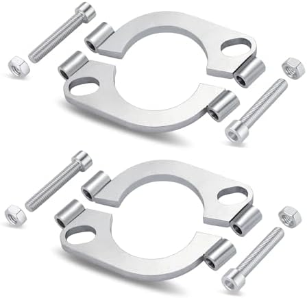 EVIL ENERGY 2.25 Inch Split Flange Repair Kit, Exhaust Flat Oval Flange by EVILENERGY