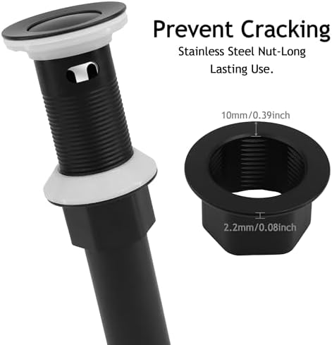 Bathroom Sink Drain, 5 Pack Drain Stopper - Image 3