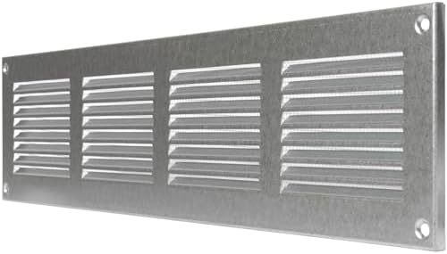 Repa Market Air Vent Cover 16x4 Inch Galvanized Steel Louvered Grill Cover - Image 7