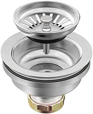KONE Sink Drain Assembly, Kitchen Sink Drain Strainer Kit by KONE
