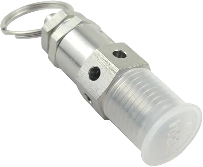 1/4" NPT Male Mini Adjustable Pressure Relief Safety Valve - Image 4