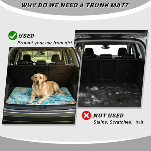 ELEQIN Car Cargo Liner Non Slip Backing Cargo Mat Rear Trunk Liner All Weather - Image 4