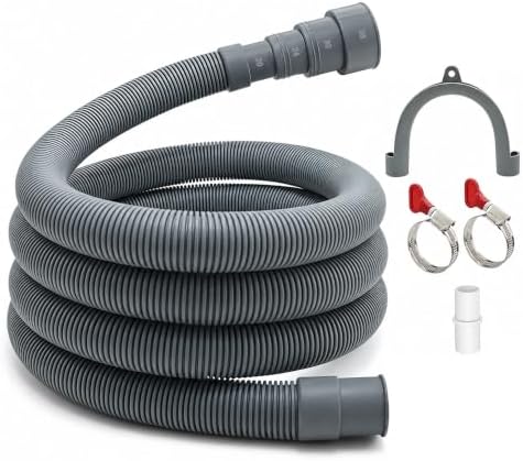 TTFLEX 6 FT Washing Machine Drain Hose, Washer Drain Hose Extension Kit by TTFLEX