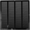 Repa Market Air Vent Cover 16x16 Inch Black Galvanized Steel Louvered Grill by RepaMarket