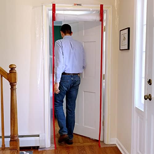 ZIPWALL ZipDoor ZDS Standard Dust Barrier Zipper Door Kit, 1 Pack - Image 5