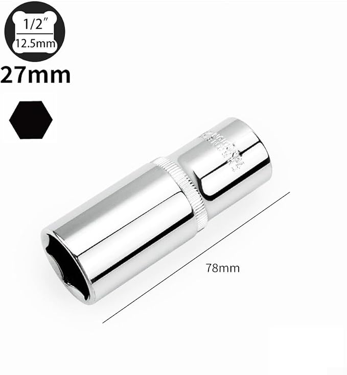 1/2 Inch Drive Deep Socket Adapter Compatible - Image 3