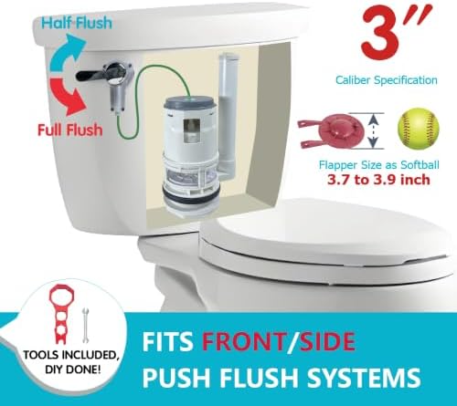 3 in Complete Toilet Tank Repair Kit - Image 2