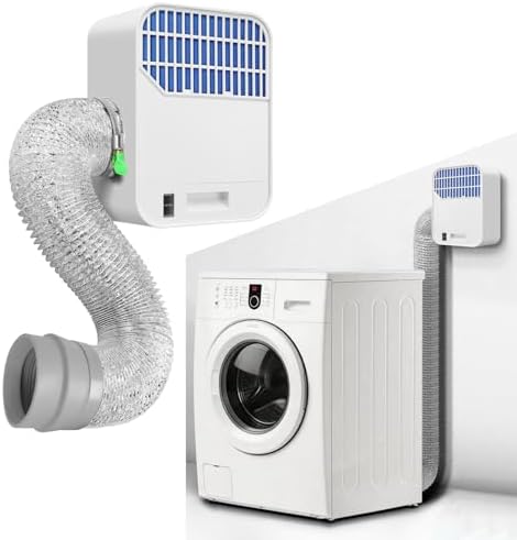 Upgraded 4 inch Dryer Vent Hose Triple Filtration System Indoor Dryer Vent Kit by Nightyling
