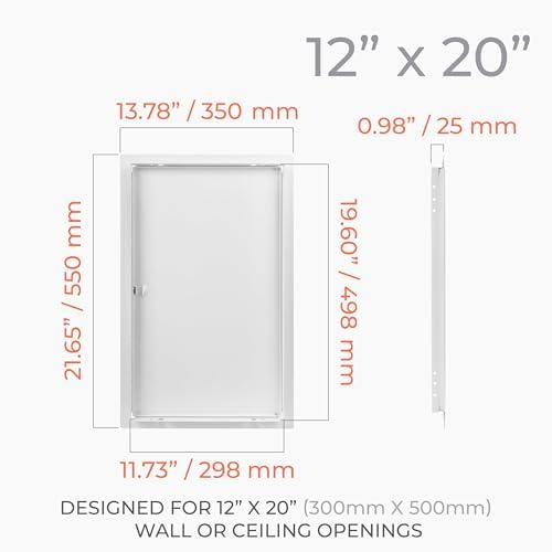 12 x 20 Inch Metal Access Panel - Image 2