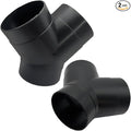 Car Heater Warm Straight 3 Way Air Ducting Pipe 75mm Y Shape Outlet Connector 3 by AIMCOCO