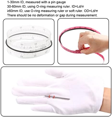 uxcell Nitrile Rubber O-Rings 22mm OD 15mm ID 3.5mm Width, Metric Sealing Gasket - Image 4