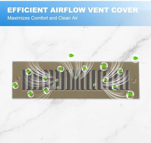 PATIKIL 4" x 12" Duct Opening Vent Cover, Toe Kick Vent Cover HVAC Toe Space - Image 4