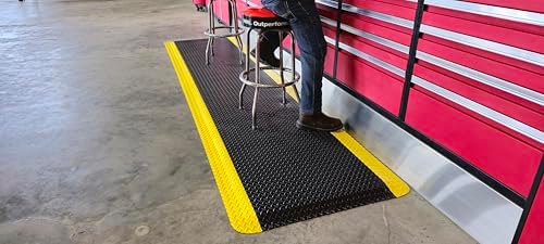 Rhino Mats DTT48BYX17 Diamond Plate Anti-Fatigue Mat, 4 FT. x 17 FT. x 9/16 in. - Image 3
