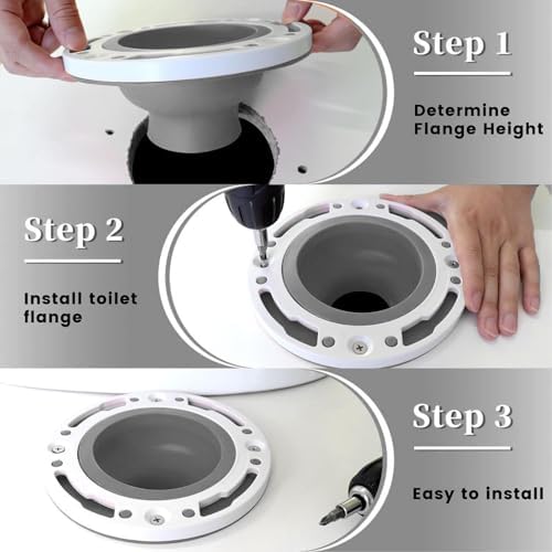Universal Toilet Flange Repair Kit, Leakage Proof Toilet Repair Flange - Image 3