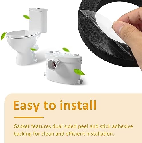 Wall Hung Toilet Gasket Z1200-NEOSEAL-GSKT-4 Bonded Neo Seal Closet Gasket - Image 6