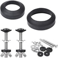 Toilet Tank to Bowl Bolt & Gasket Kit, 304 Stainless Steel Bolts, High-Density by Unknown