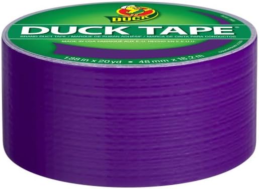 Duck Brand 283138 Color Duct Tape, 1.88 Inches x 20 Yards Each Roll, 3 Rolls - Image 2