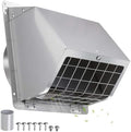 4" Dryer Vent Cover Outside, Stainless Steel Outdoor Dryer Vent Cover by JYINCPED