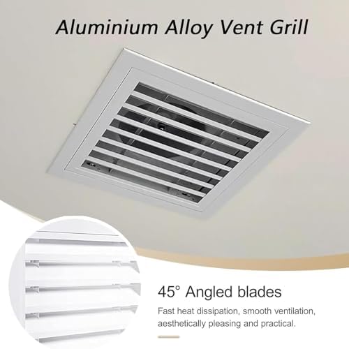 Modern Steel Return Air Vent Cover, 12x20 in Duct Opening, Removable Face/Door - Image 3