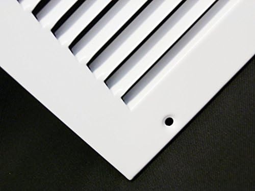 HVAC Premium 24'' x 16'' Flat Stamped Steel Return Air Grille - Image 5