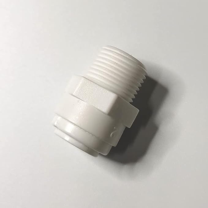 Malida Push to Connect 3/8 Male Connector 3/8 Ro Tube Fitting, 10 Pack | Food - Image 3