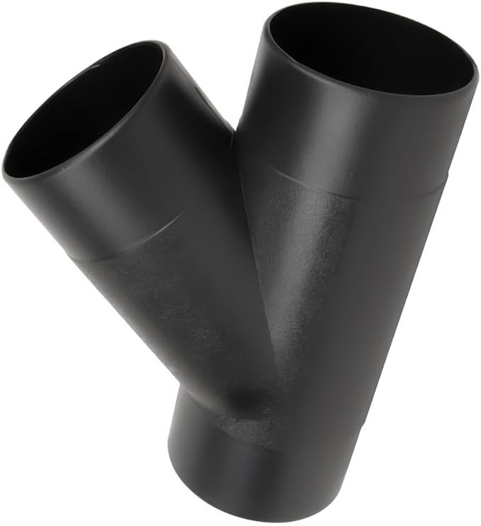 11306 3-Inch Y Fitting, 75mm 3 Way Ducting Pipe Y Shape Outlet Connector Duct by AIMCOCO