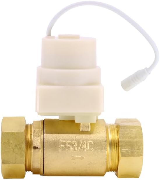 FloodStop Water Heater Motorized Valve, 3/4" Compression | Compatible by FloodStop